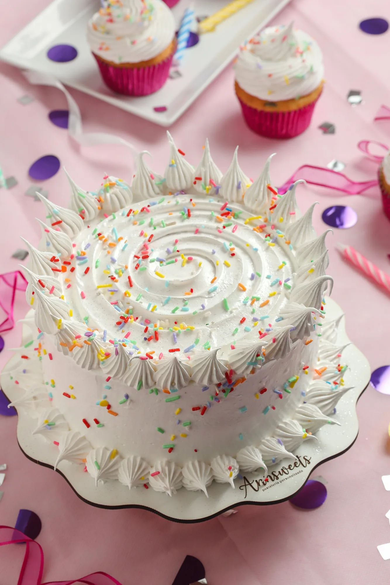 Torta clásica de cumpleaños